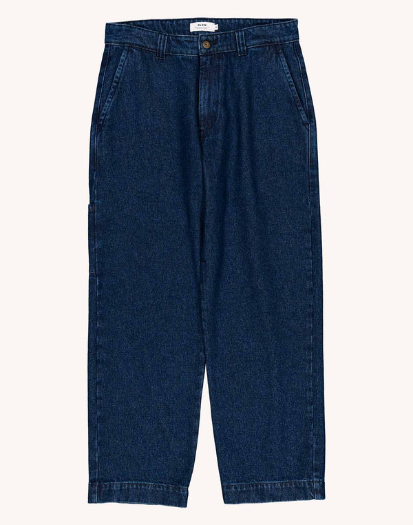 Pantalon Chuck Denim Bleu en coton, Coton recyclé – OLOW