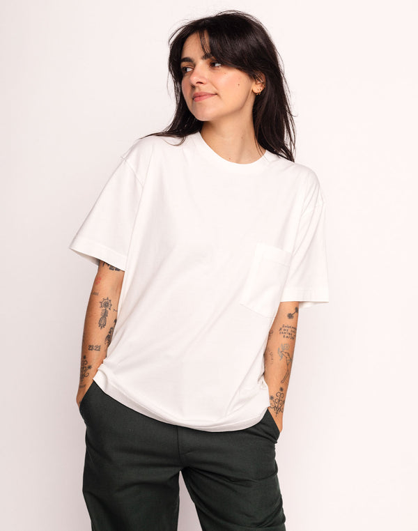 T-Shirt Ensemble Écru en coton bio GOTS – OLOW