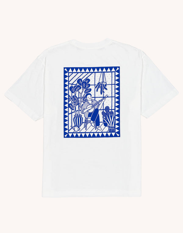 T-Shirt Melody Écru en coton bio GOTS – OLOW