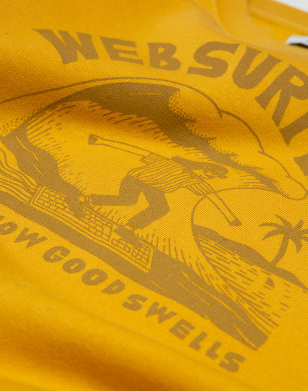 Web Surfers sweater - Yellow
