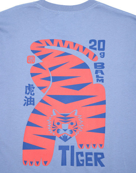 T-shirt Tiger Balm bleu