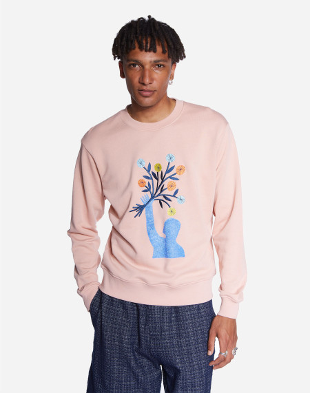 Pastel pink Riot sweater