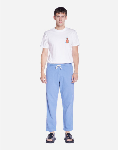 Azure blue Hatha trousers