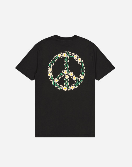 T-shirt Peace noir