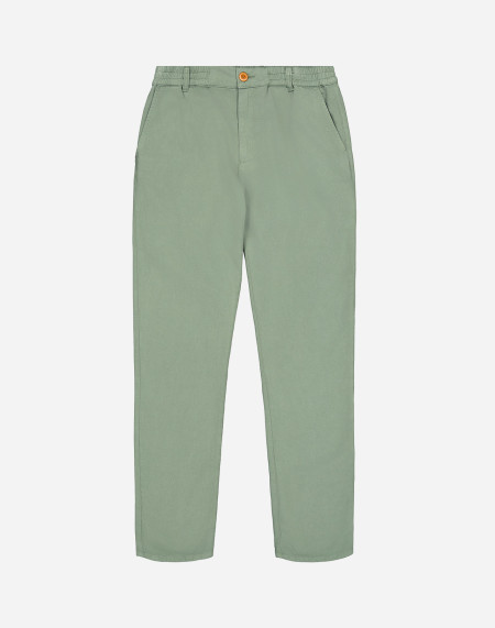Pantalon Chino vert sauge