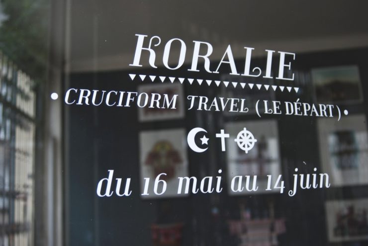 Expo Koralie /// « Cruciform travel (le départ) »