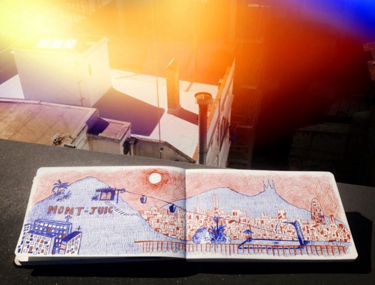 Barcelona – SketchBook & pics – Travel – Ana & Sam