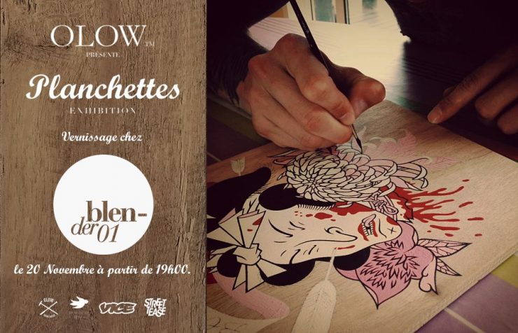 Planchettes Exhibition European Tour, Premier Stop: Blender