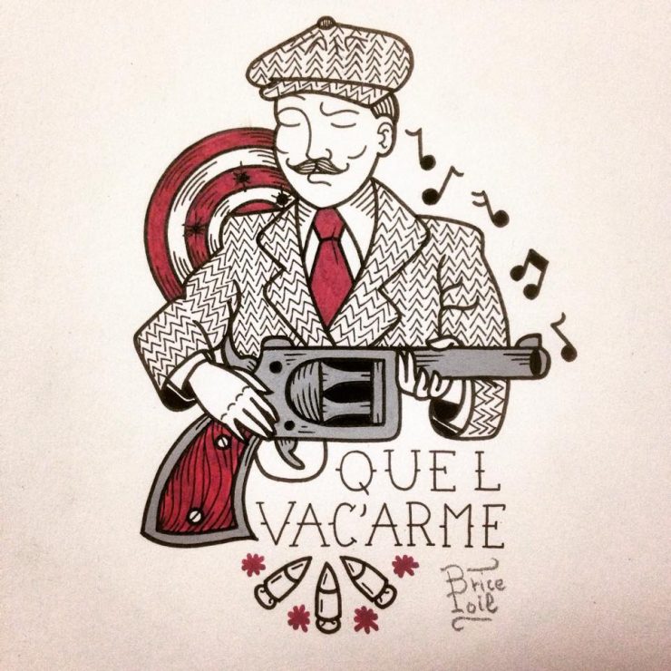 Brice Poil, le tatoueur burlesque
