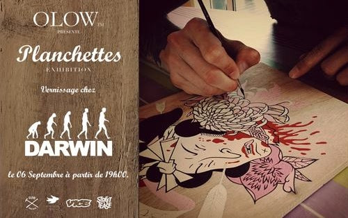 VERNISSAGE « PLANCHETTES » CHEZ DARWIN ECUSSON