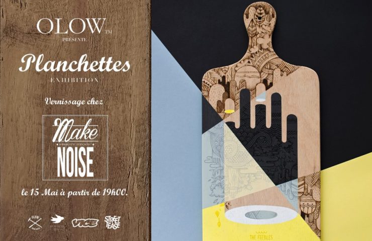 Vernissage « Planchettes » chez Make Noise
