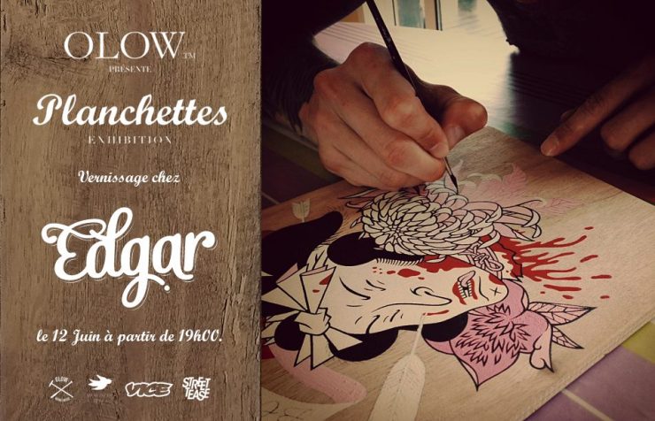 Vernissage « Planchettes » chez EDGAR