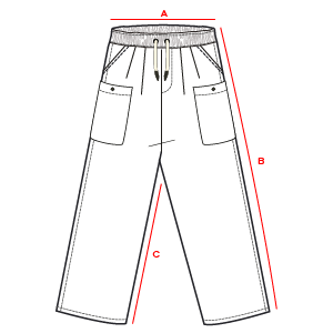 Guide des tailles pantalon Bruce