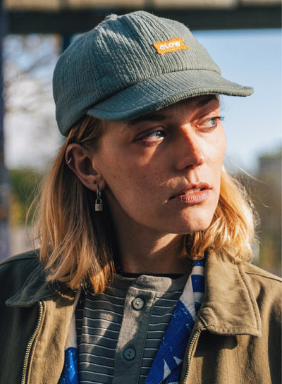 Olive Green Flag Cap