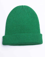 Bonnet Falco Vert en laine mérinos extra-fine, Coton bio – OLOW