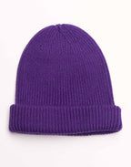 Bonnet Falco Violet en laine mérinos extra-fine, Coton bio – OLOW