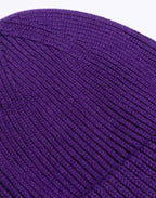 Bonnet Falco Violet en laine mérinos extra-fine, Coton bio – OLOW