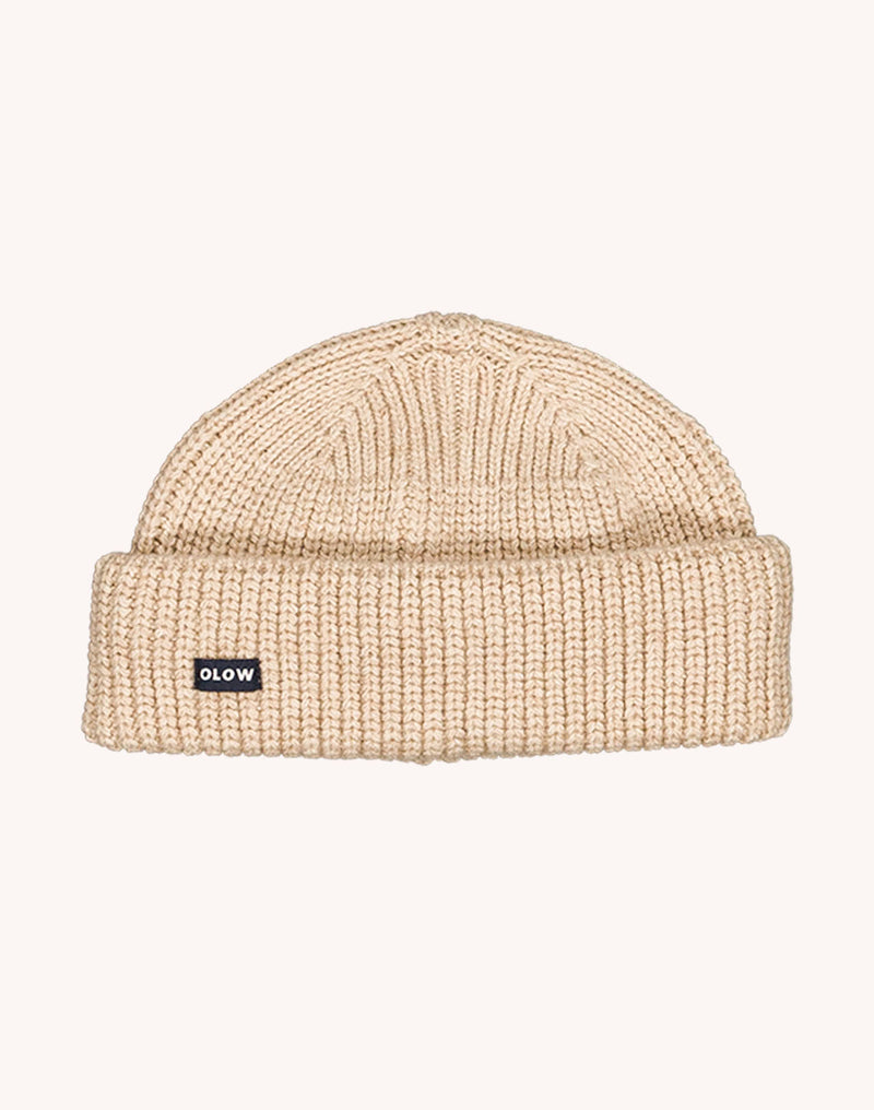 Bonnet Laban Écru en laine mérinos extra-fine – OLOW