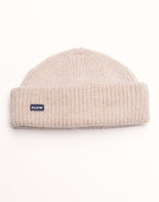 Bonnet Laban Écru en laine mérinos extra-fine – OLOW