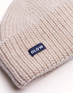 Bonnet Laban Écru en laine mérinos extra-fine – OLOW