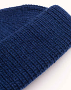 Bonnet Laban Bleu en laine mérinos extra-fine – OLOW