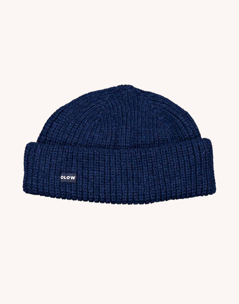 Bonnet Laban Bleu en laine mérinos extra-fine – OLOW