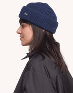 Bonnet Laban Bleu en laine mérinos extra-fine – OLOW
