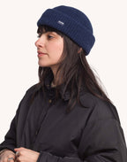 Bonnet Laban Bleu en laine mérinos extra-fine – OLOW
