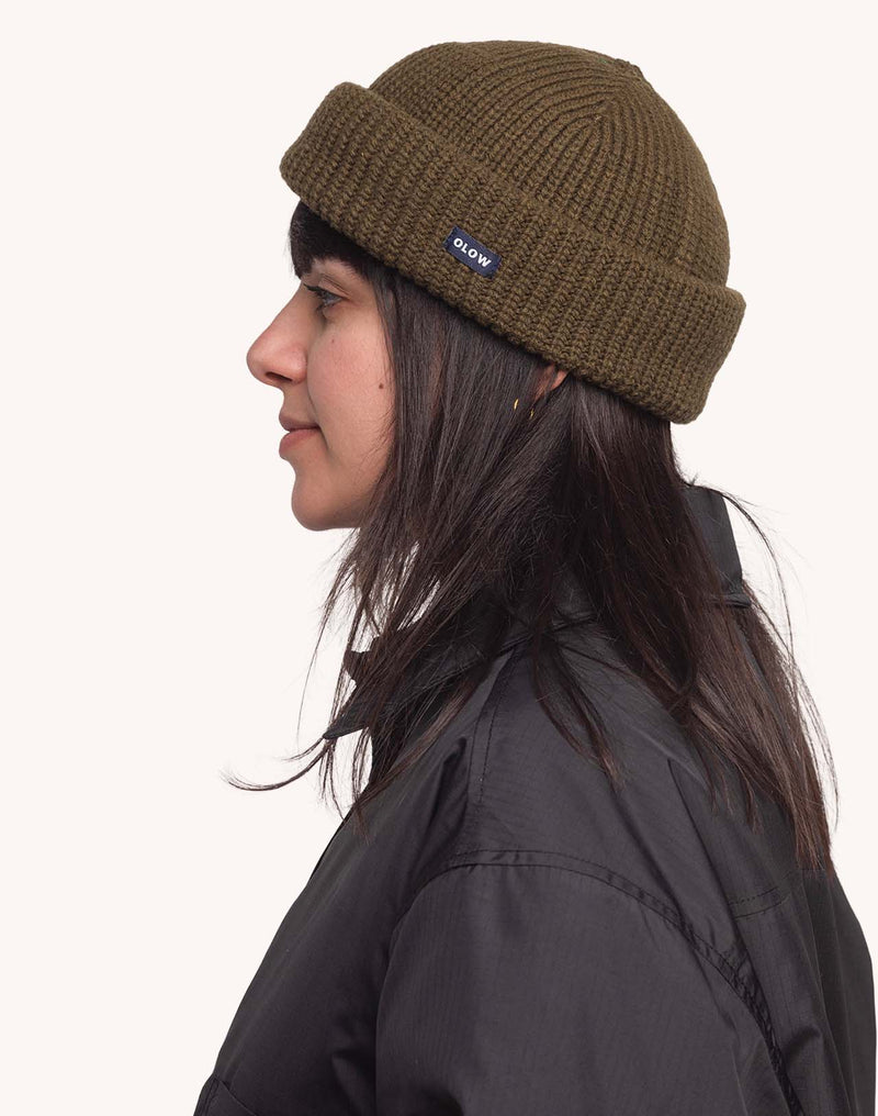 Bonnet Laban Kaki en laine mérinos extra-fine – OLOW