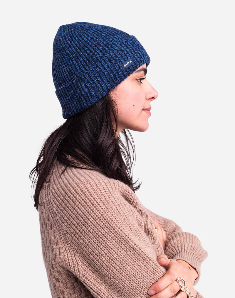 Bonnet Odyssée bleu chiné