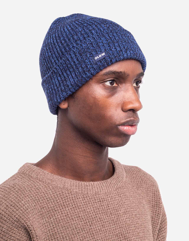 Bonnet Odyssée bleu chiné