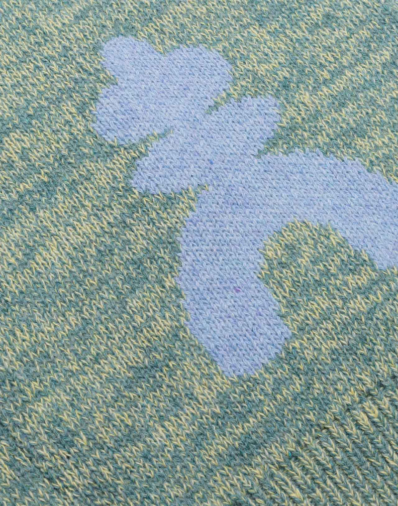 Gilet Kalama Vert Émeraude Chiné en laine recyclée, Polyamide recyclé, Autres fibres recyclées – OLOW