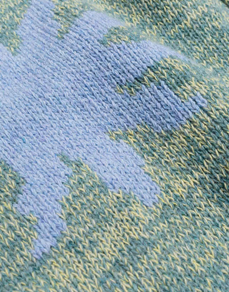 Gilet Kalama Vert Émeraude Chiné en laine recyclée, Polyamide recyclé, Autres fibres recyclées – OLOW