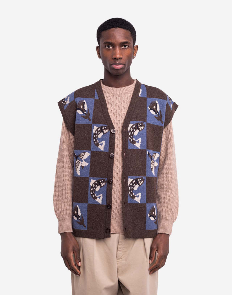 Cardigan sans manches Solway bicolore