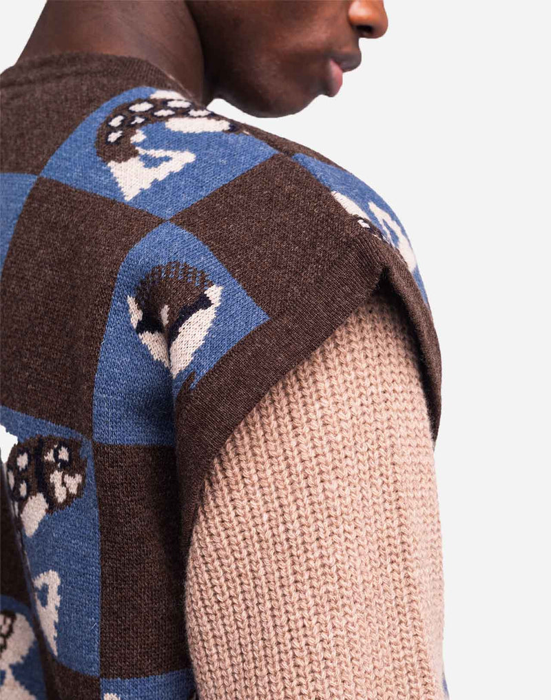 Cardigan sans manches Solway bicolore
