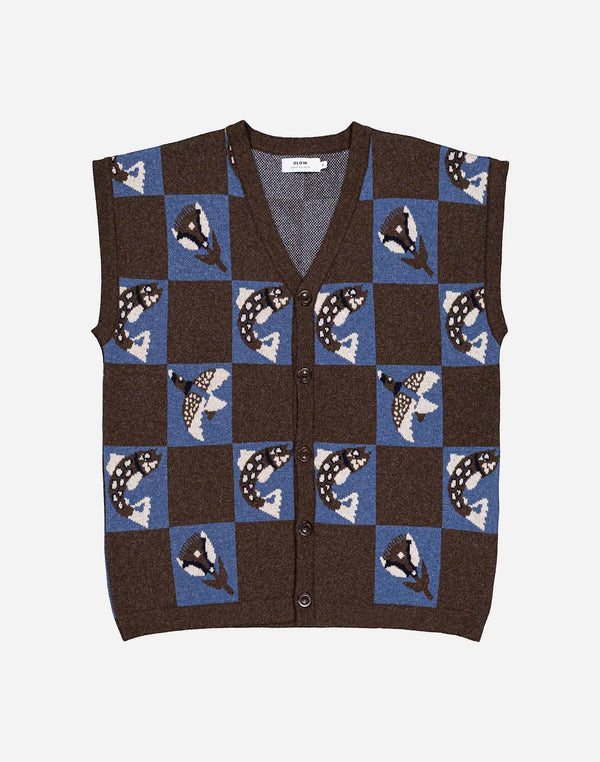 Cardigan sans manches Solway bicolore