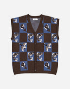Cardigan sans manches Solway bicolore