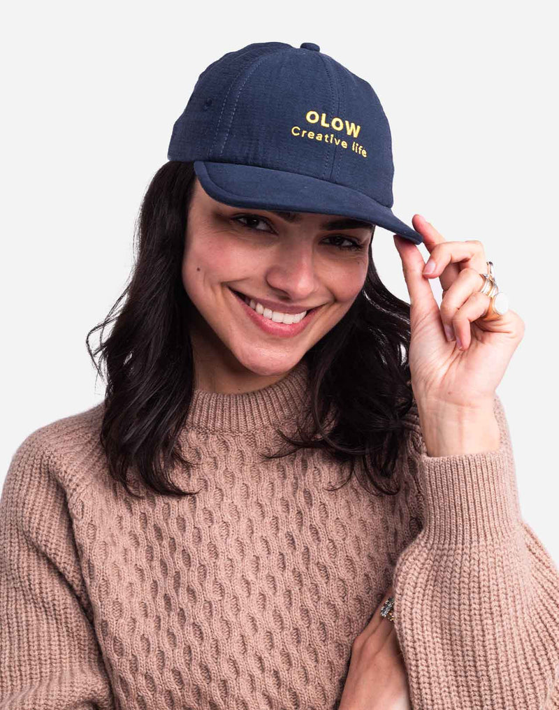 Casquette Creative life bleu marine