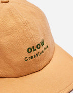 Casquette Creative Life jaune ocre