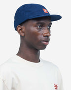 Casquette Five Panel Flower denim bleu