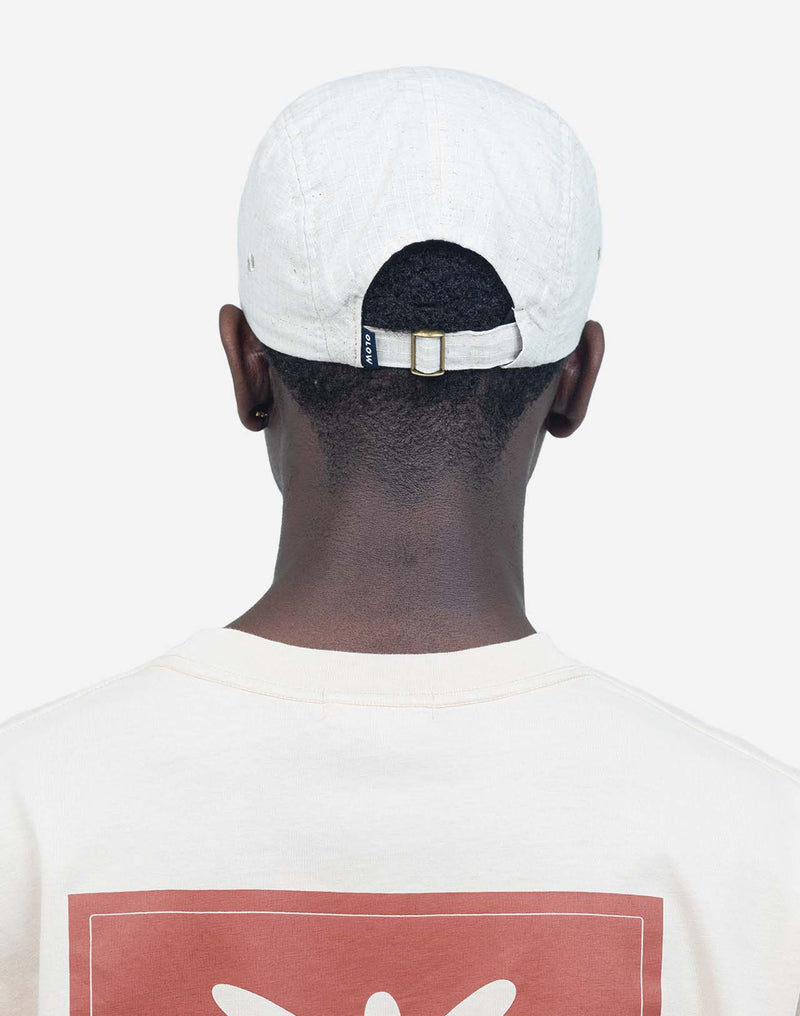 Casquette Five Panel Flower écru