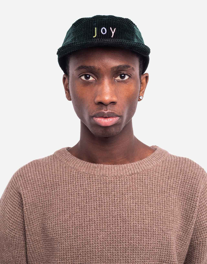 Casquette five panel Joy vert foncé