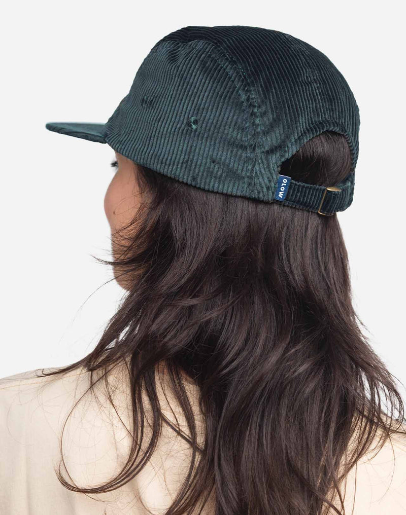 Casquette five panel Joy vert foncé