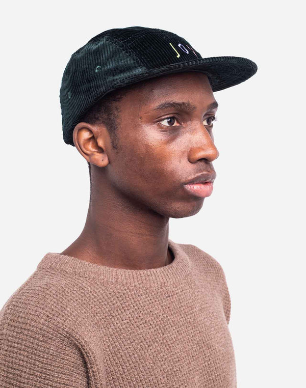 Casquette five panel Joy vert foncé