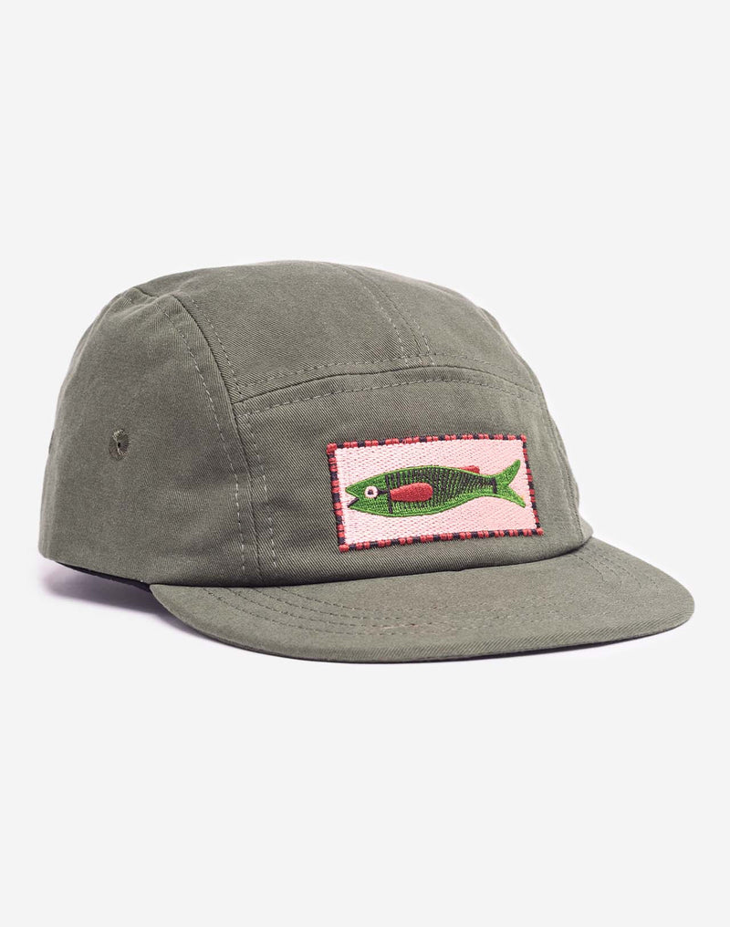 Casquette five panel Pesq kaki
