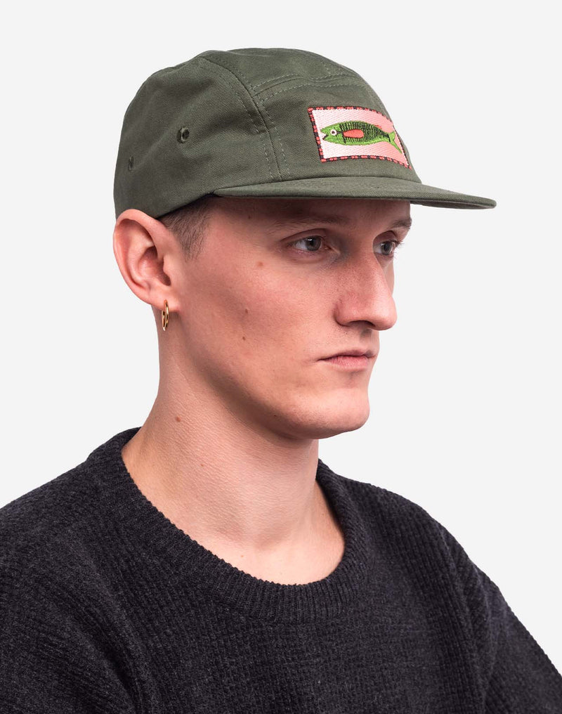 Casquette five panel Pesq kaki