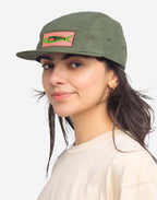 Casquette five panel Pesq kaki