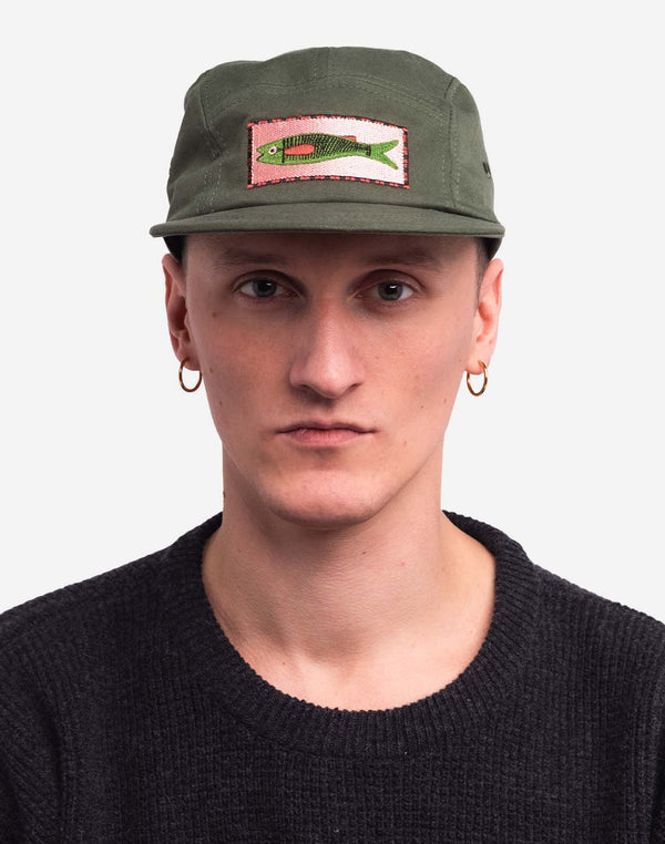 Casquette five panel Pesq kaki