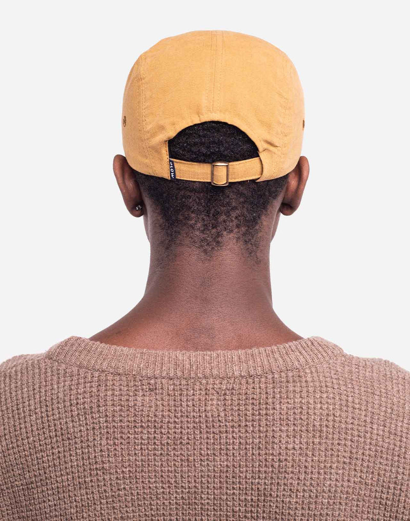 Casquette five panel Think Big ocre