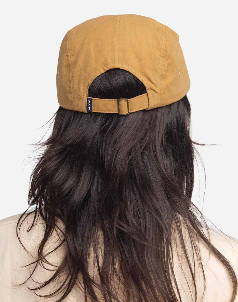 Casquette five panel Think Big ocre